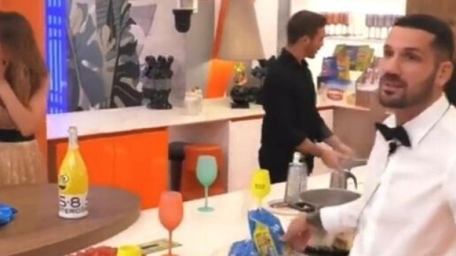 GF Vip, Luca Salatino scambiato per il cuoco della casa.