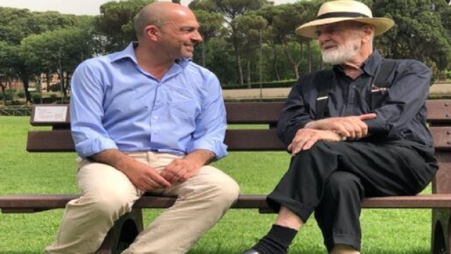 Michelangelo Pistoletto a Rende con Roberto Bilotti