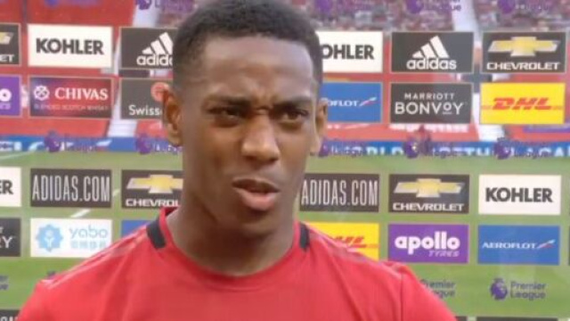 Anthony Martial en plein rapprochement avec Melissa Ben. (cr&eacute;dit Twitter)