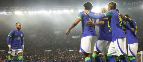 Neymar marcou de p&ecirc;nalti um dos gols do Brasil (Lucas Figueiredo/CBF)