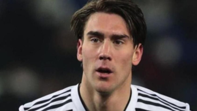 Dusan Vlahovic, giocatore della Juve.