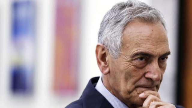 Gabriele Gravina, presidente della Figc.