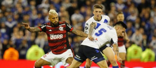 Flamengo venceu por 4 a 0 a partida de ida contra o V&eacute;lez (Gilvan de Souza/Flamengo)