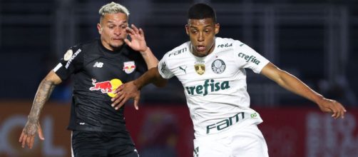 L&iacute;der Palmeiras ficou no empate com o Red Bull Bragantino (Fabio Menotti/Palmeiras)