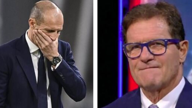 Capello su Allegri: 'Deve rimettersi a lavorare e non fare il battutista'.