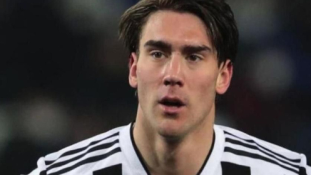Dusan Vlahovic, giocatore della Juventus.