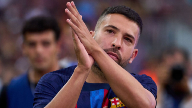 Jordi Alba, esterno sinistro del Barcellona.