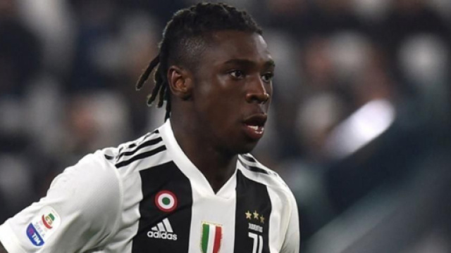 Moise Kean, attaccante della Juventus.
