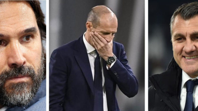 Vieri e Adani in coro contro la Juve: 'Giocano cosi male che non si possono vedere'.