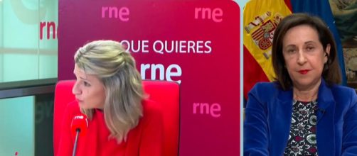 Margarita Robles acus&oacute; a Yolanda D&iacute;az de querer 'patrimonializar' el apoyo de los vulnerables (Captura de pantalla de La Sexta)