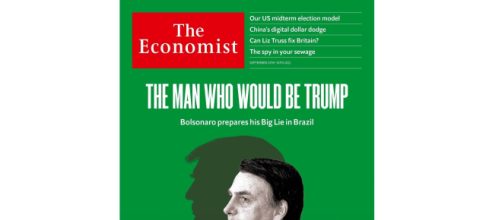 Revista compara Bolsonaro com Trump (Reprodu&ccedil;&atilde;o/The Economist)