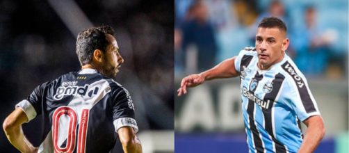 Gr&ecirc;mio x Vasco fecha a 29&ordf; rodada do Brasileir&atilde;o da S&eacute;rie B no domingo (Fotomontagem)
