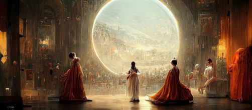 Jason Allen's &ldquo;Th&eacute;&acirc;tre D&rsquo;op&eacute;ra Spatial&rdquo; (Image source: Midjourney/Wikimedia Commons)