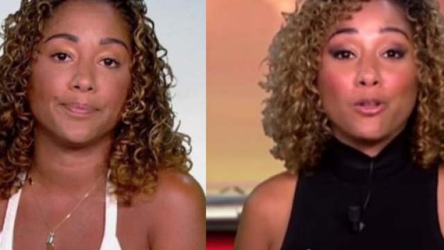 'Le cadeau, c'est moi', Virginie Sainsily agite Twitter avec sa phrase en direct (capture YouTube)