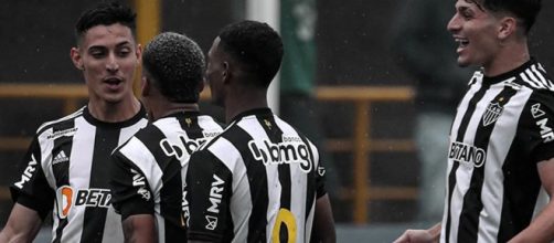 Atl&eacute;tico venceu mais uma (Reprodu&ccedil;&atilde;o/Twitter/@GaloNaBase)