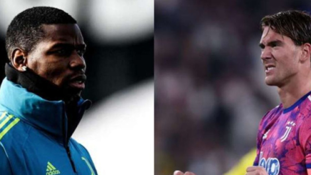 Juve, Vlahovic e Pogba scaldano i motori, l'obiettivo sarebbe il rientro con il Monza