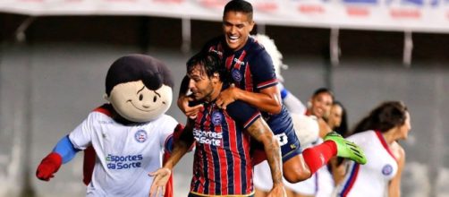 Bahia venceu a Juazeirense (Reprodu&ccedil;&atilde;oi/Twitter/@ECBahia)