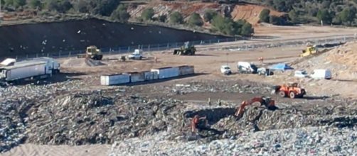 El vertedero de Toledo, donde equipos policiales buscan a &Aacute;ngel con retroexcavadoras y gu&iacute;as caninos (Telecinco)