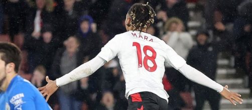 Mara abriu o caminho para a classifica&ccedil;&atilde;o do Southampton (Reprodu&ccedil;&atilde;o/Twitter/@SouthamptonFC)