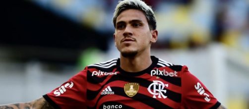 Pedro abriu o caminho para a vit&oacute;ria (Reprodu&ccedil;&atilde;o/Twitter/@Flamengo)