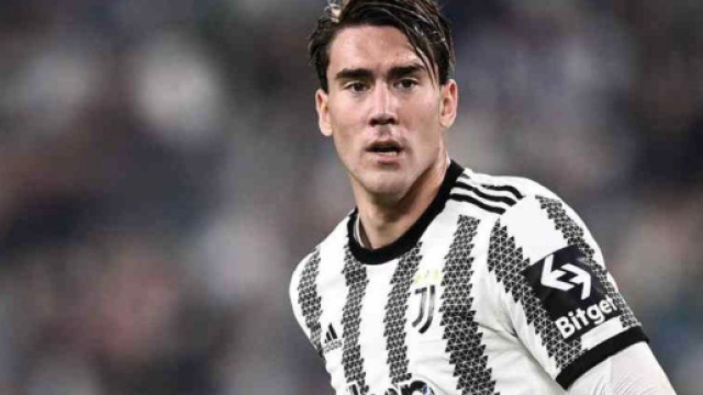 Dusan Vlahovic, giocatore della Juventus.