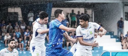 S&atilde;o Bento venceu o Santo Andr&eacute; (Reprodu&ccedil;&atilde;o/Twitter/@ECSaoBento1913)