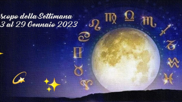 L'oroscopo della settimana dal 23 al 29 gennaio 2023