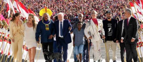 Quem entregou a faixa presidencial a Lula foi o "povo brasileiro" (Divulga&ccedil;&atilde;o/Ricardo Stuckert)