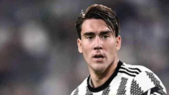 Dusan Vlahovic, giocatore della Juve.
