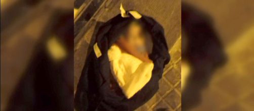 El ni&ntilde;o estaba en una bolsa negra (Antena3)