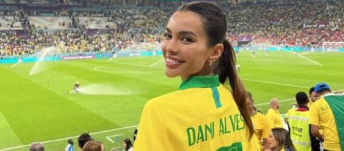 Joana Sanz sali&oacute; a la defensa de Dani Alves en un primer momento, pero ahora no le nombra (Instagram /@joanasanz)