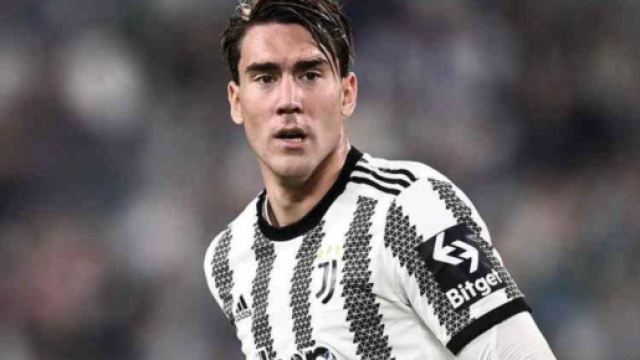 Dusan Vlahovic, giocatore della Juventus.