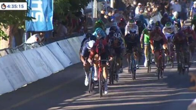 Ciclismo, Filippo Ganna all'attacco alla Vuelta San Juan.
