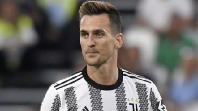 In foto Milik, giocatore della Juve.