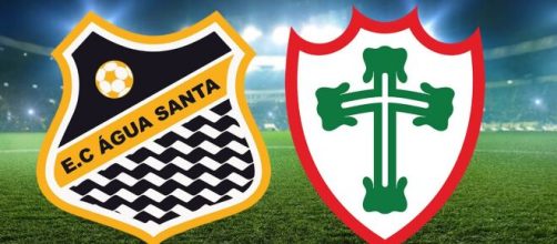 Onde assistir &Aacute;gua Santa x Portuguesa ao vivo (arte: Eduardo Gouvea).
