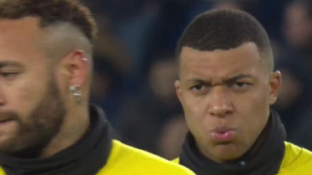Kylian Mbapp&eacute; avant le match PSG - Reims (capture Twitter Prime Video)