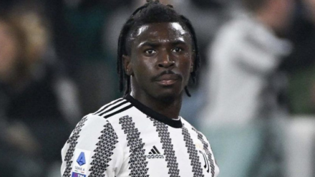 Moise Kean, giocatore della Juventus.