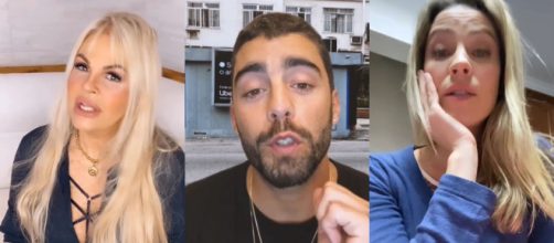 Monique Evans ataca Luana Piovani (Fotomontagem/Reprodu&ccedil;&atilde;o/Instagram)