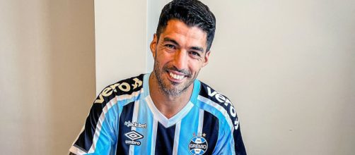 Messi convenceu Su&aacute;rez a jogar no Gr&ecirc;mio (Divulga&ccedil;&atilde;o/Gr&ecirc;mio)