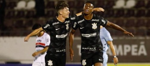 Corinthians venceu de virada (Reprodu&ccedil;&atilde;o/Twitter/@Corinthians).