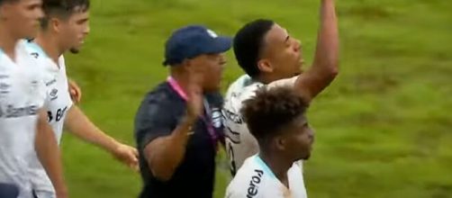 Gr&ecirc;mio venceu por 3 a 0 (Reprodu&ccedil;&atilde;o SporTV).