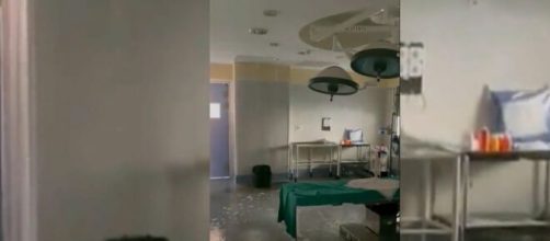 La rotura de una tuber&iacute;a en un hospital de Badajoz ha dejado inoperativo el quir&oacute;fano de ginecolog&iacute;a (Twitter /@MGuardiolaPP)