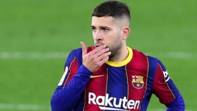 Jordi Alba, giocatore spagnolo.