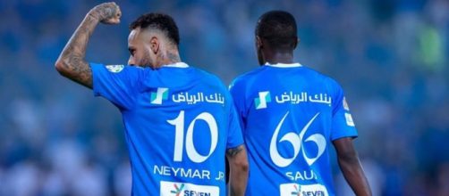 Neymar em campo pelo Al-Hilal (Instagram/@neymarjr)