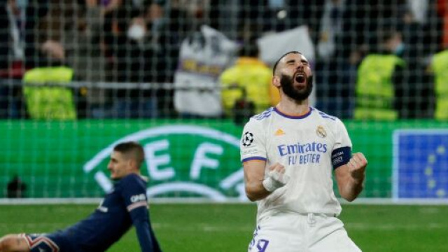 Benzema nomm&eacute; Ballon d'Or 2022 apr&egrave;s des prouesses avec le Real Madrid. (screenshot Twitter - @RealNoah)