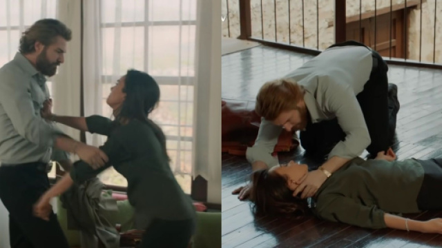 Terra amara anticipazioni: &Uuml;mit cade dalle scale, ma Fikret non fa nulla per salvarla.