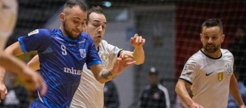 Corinthians saiu na frente do Minas (Reprodu&ccedil;&atilde;o/Facebook/mtcfutsal)