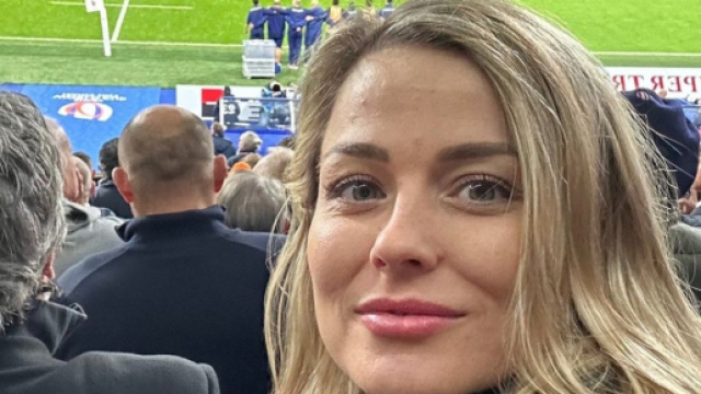 Laure Boulleau au Stade de France (capture Twitter @laureboulleau)