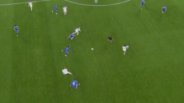 Le match Angleterre - Italie (capture Twitter @lachainelequipe)