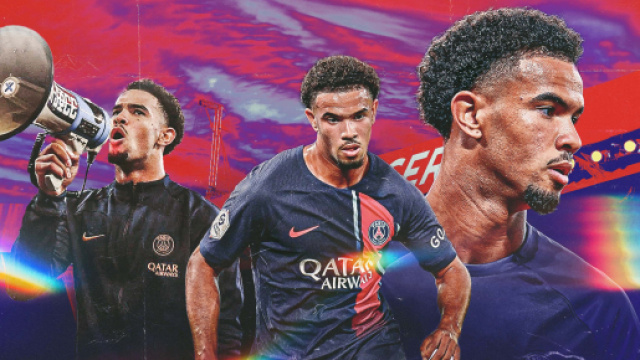 Warren Za&iuml;re-Emery avec le PSG (capture Twitter @CanalplusFoot)